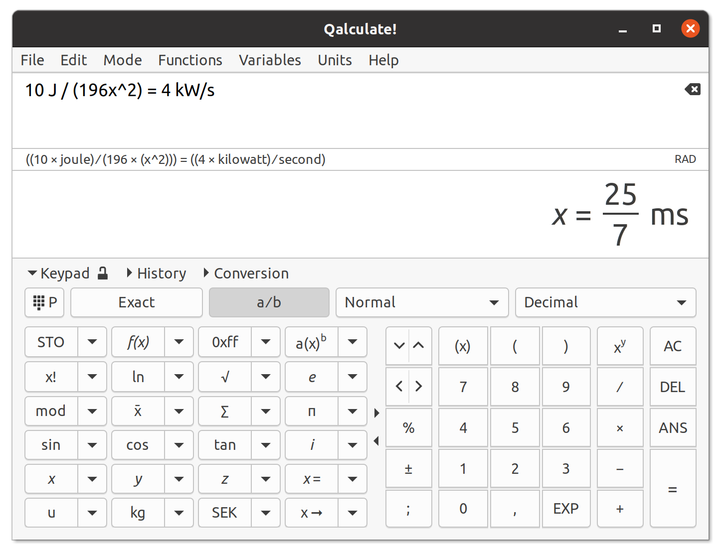 instal Qalculate! 4.7